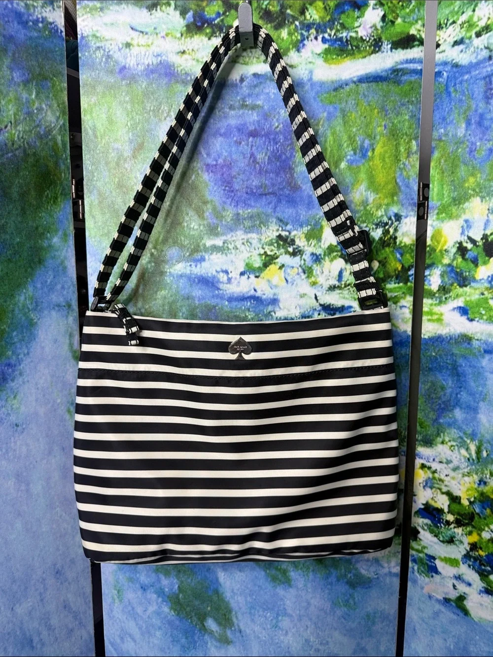 Kate Spade Cammy Crossbody Flatiron Stripes Bag